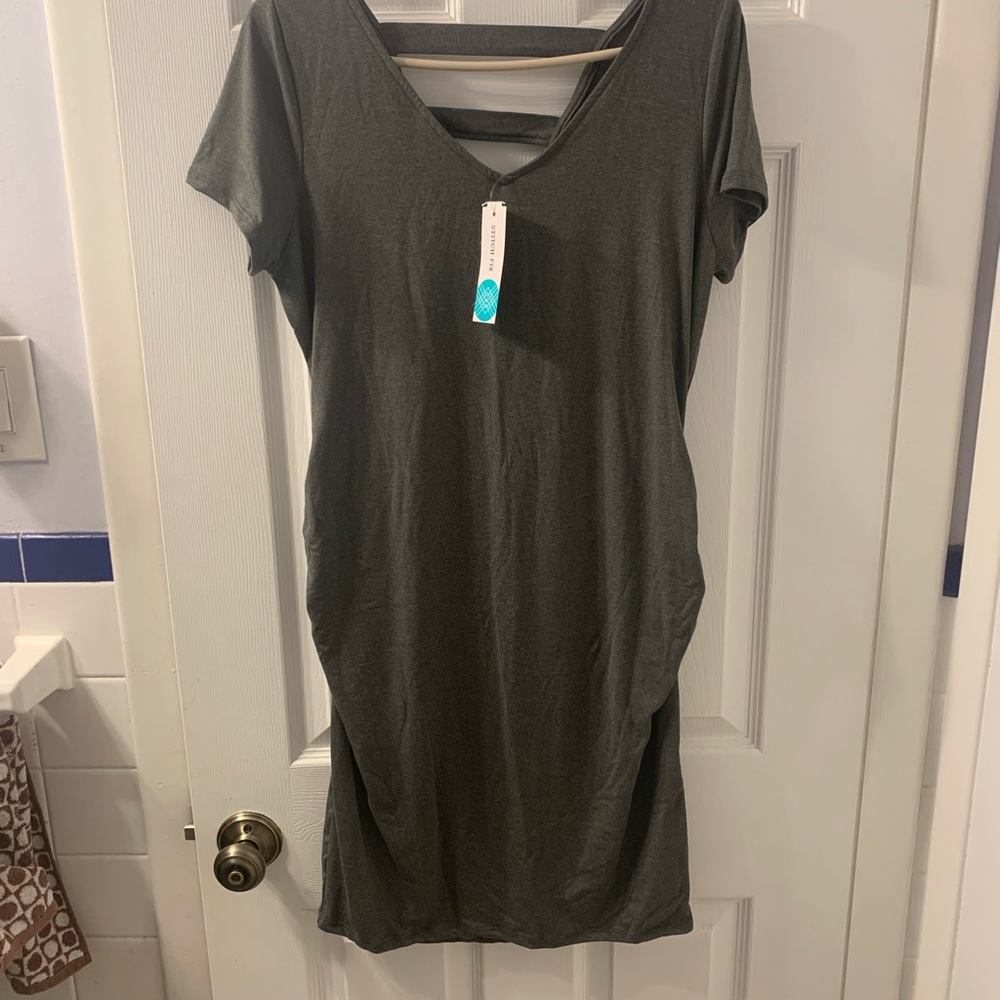 BNWT Full Moon Sophy maternity back detail dress